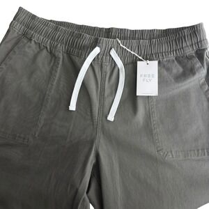 NEW Free Fly Pacifica Twill Pants Womens XL Smokey Olive Stretch Elastic Waist